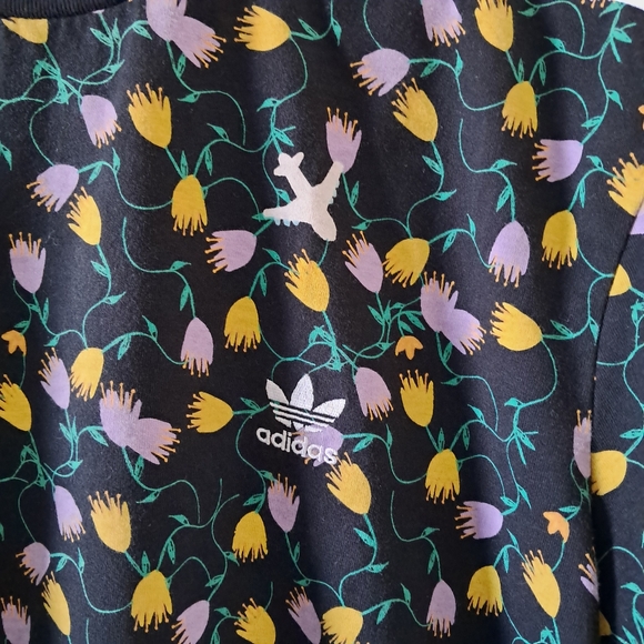 Adidas Floral Cropped Top - Picture 6 of 9